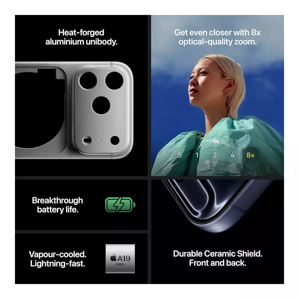 (Open Box) Apple iPhone 17 Pro (256 GB) (10 Months Warranty) (Dual e-SIM Only)