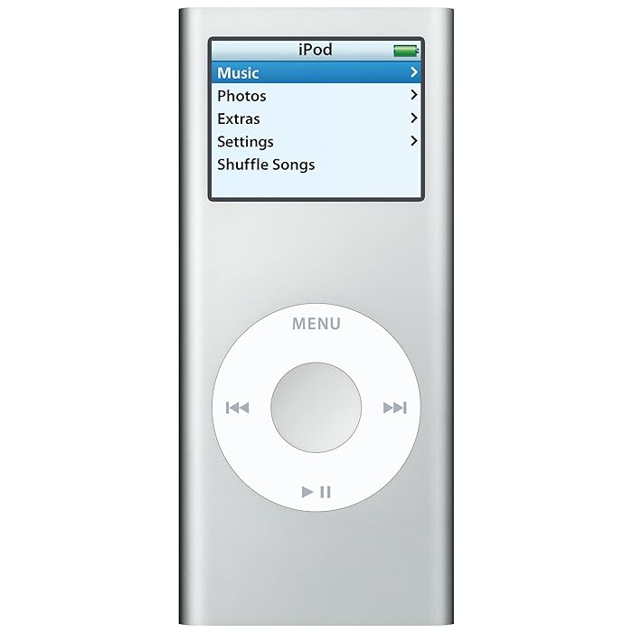 (Pre-Owned, Very Good) Apple iPod Nano 2nd Generation (2GB) (Silver) + Basic Bose In-Ear Earphones (60 Days Warranty) (With New Battery)