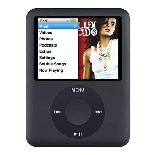 (Pre-Owned, Good) Apple iPod Nano 3rd Gen (60 Days Warranty) (With New Battery and Back Panel)