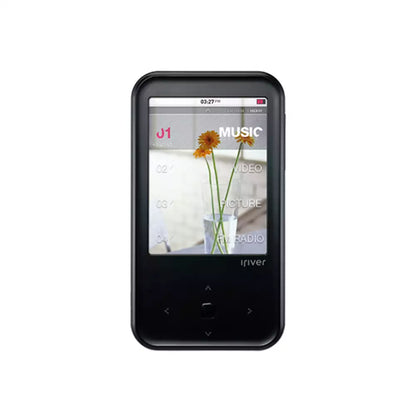 (Pre-Owned, Very Good) iRiver S100 Panorama Media Player 8GB + 32GB Memory Card + Apple Earpods (Black) (60 Days Warranty)