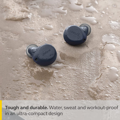 (Open Box Condition) Jabra Elite 7 Active in-Ear Bluetooth True Wireless Waterproof Sports Earbuds with Active Noise Cancellation, Multi-Device connectivity (Black, Blue) (60 Days Warranty)