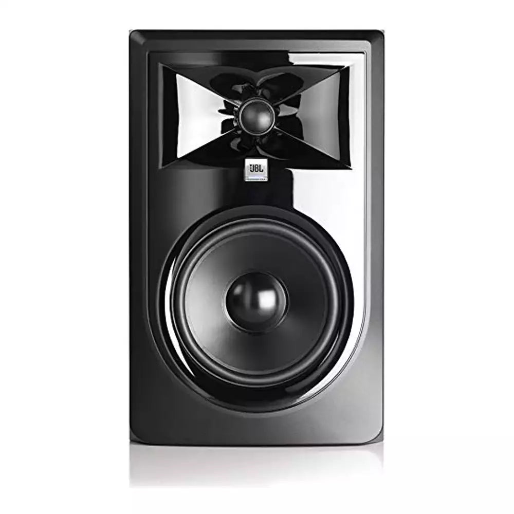 (Open Box) JBL 306P MKII Powered 6-Inch Two-Way XLR Studio Monitor Bundle (Pair) (Black) (9 Months Warranty)