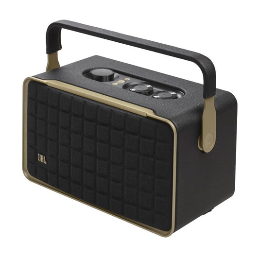 (Open Box) JBL Authentics 300 Portable Bluetooth Speaker With AirPlay, Wi-Fi, Voice Assistant (Black) (6 Months Warranty)