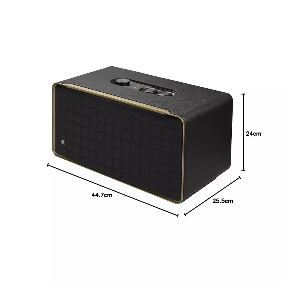 (Open Box) JBL Authentics 500, Dolby Atmos Smart Home Speaker Built-in WiFi and Music Streaming, Voice Assist and Bluetooth Connectivity (Black) (11 Months Warranty)