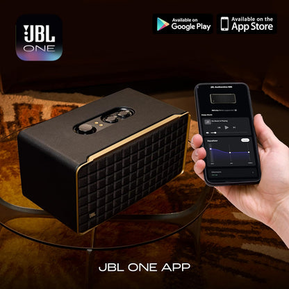 (Open Box) JBL Authentics 500, Dolby Atmos Smart Home Speaker Built-in WiFi and Music Streaming, Voice Assist and Bluetooth Connectivity (Black) (11 Months Warranty)