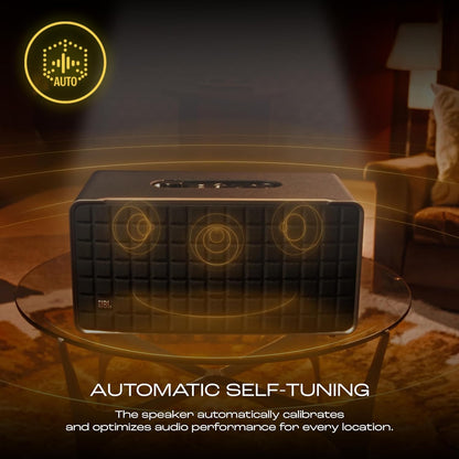 (Open Box) JBL Authentics 500, Dolby Atmos Smart Home Speaker Built-in WiFi and Music Streaming, Voice Assist and Bluetooth Connectivity (Black) (11 Months Warranty)