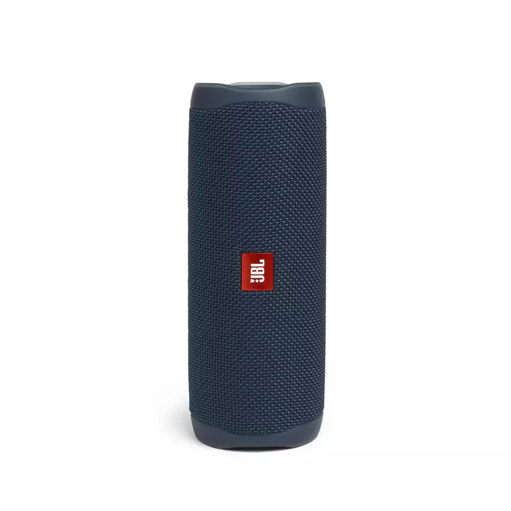 (Pre-Owned, Very Good) JBL Flip 5 Wireless Bluetooth Speaker, Signature Sound with Powerful Bass Radiator (Black, Blue) (60 Days Warranty)