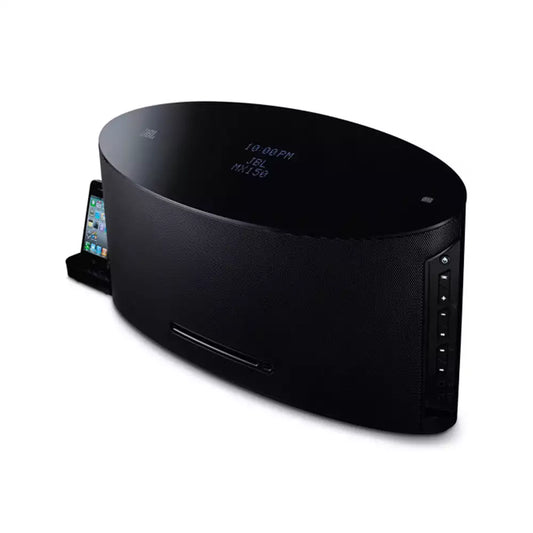 (Pre-Owned, Very Good) JBL MX 100 Music System With iPod Dock and 30 Pin Bluetooth Adapter (Black) (90 Days Warranty) (Disc not functional)