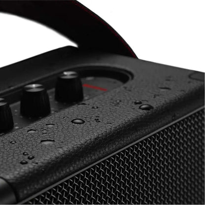 (Pre-Owned, Excellent) Marshall Kilburn II Portable Bluetooth Speaker (Black, Black Gold) (90 Days Warranty)