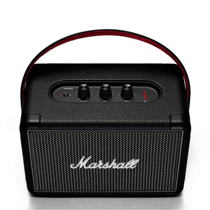 (Pre-Owned, Excellent) Marshall Kilburn II Portable Bluetooth Speaker (Black, Black Gold) (90 Days Warranty)