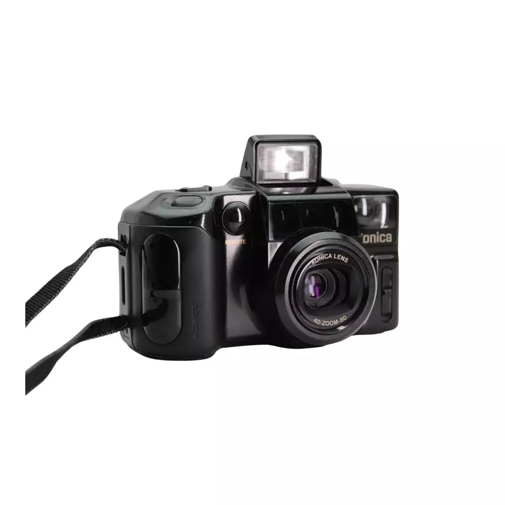(Pre-Owned, Very Good) Konica Z-UP 80 RC Film Camera With Autofocus and Optical Zoom, Xenon Flash (Black) (90 Days Warranty)