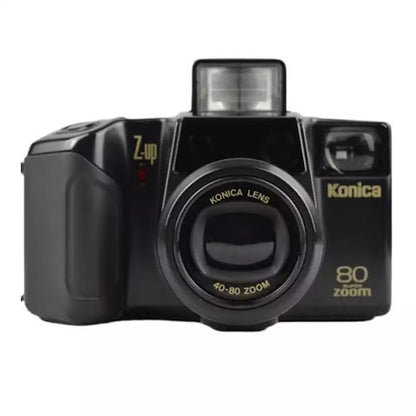 (Pre-Owned, Very Good) Konica Z-UP 80 RC Film Camera With Autofocus and Optical Zoom, Xenon Flash (Black) (90 Days Warranty)