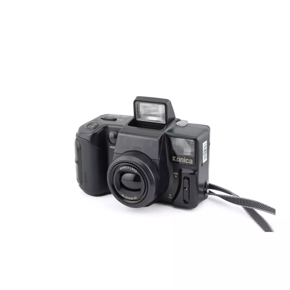 (Pre-Owned, Very Good) Konica Z-UP 80 RC Film Camera With Autofocus and Optical Zoom, Xenon Flash (Black) (90 Days Warranty)