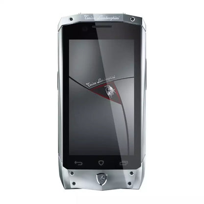 (Open Box) Lamborghini Tonino Antares Luxury Android Smartphone (Stainless Steel and Leather) (32GB) (Silver) (90 Days Warranty)