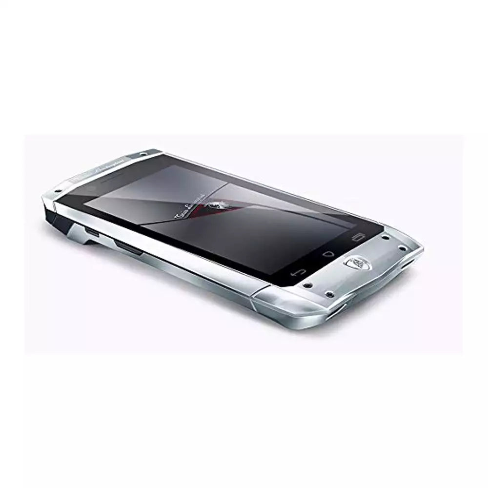 (Open Box) Lamborghini Tonino Antares Luxury Android Smartphone (Stainless Steel and Leather) (32GB) (Silver) (90 Days Warranty)