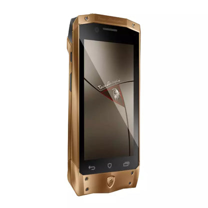 (Open Box) Lamborghini Tonino Antares Luxury Android Smartphone (Stainless Steel and Leather) (32GB) (Silver) (90 Days Warranty)