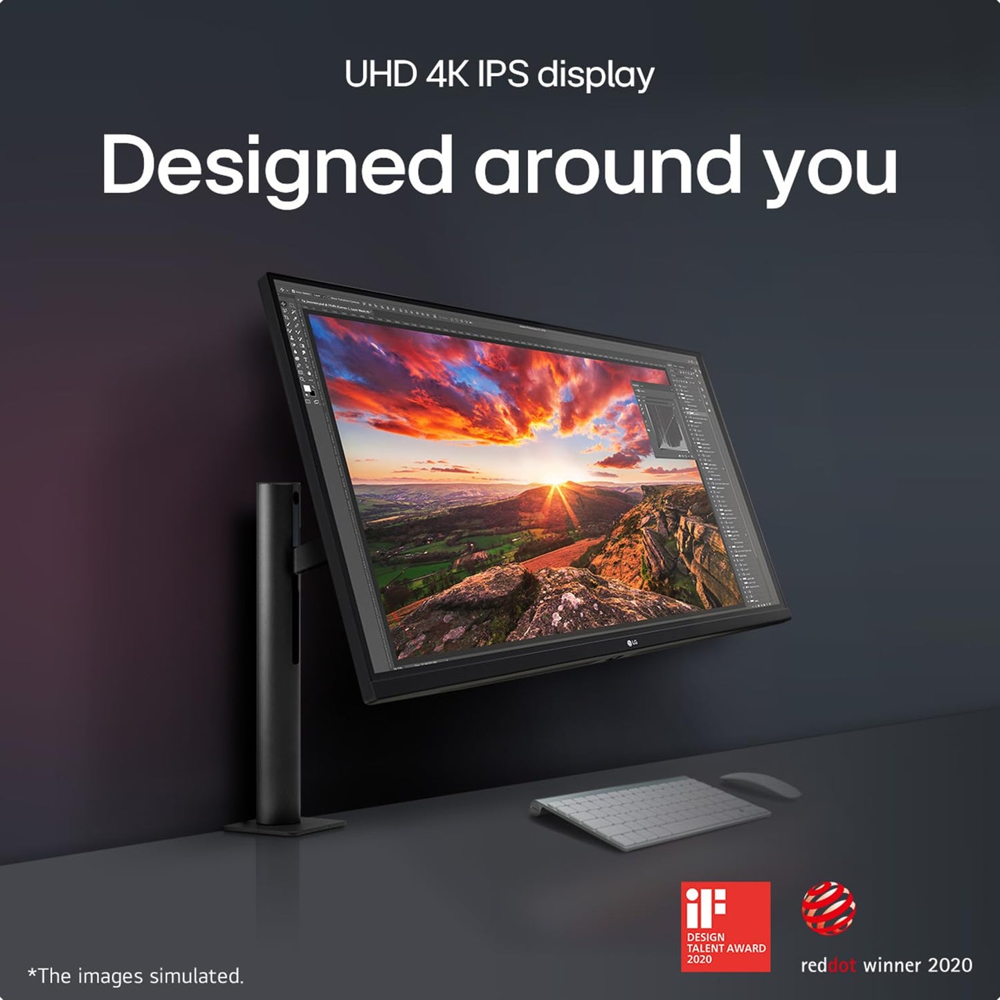 (Open Box Condition) LG 32UN880K 80cm (31.5 Inch) Ultrafine UHD(3840 x 2160) IPS Monitor with Ergo Stand, Anti-Glare, HDR 10, DCI-P3 95% (Black) (6 Months Warranty)