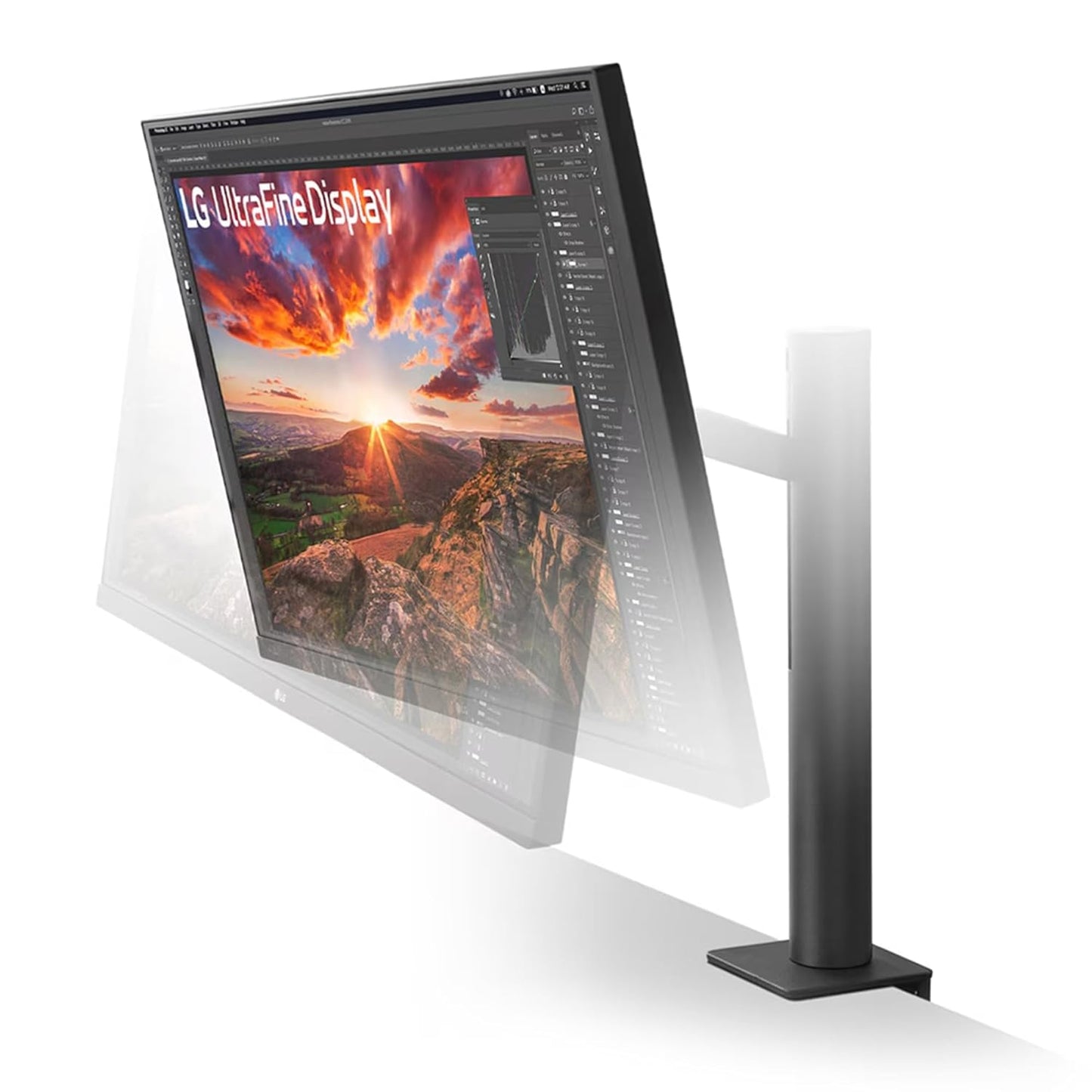 (Open Box Condition) LG 32UN880K 80cm (31.5 Inch) Ultrafine UHD(3840 x 2160) IPS Monitor with Ergo Stand, Anti-Glare, HDR 10, DCI-P3 95% (Black) (6 Months Warranty)