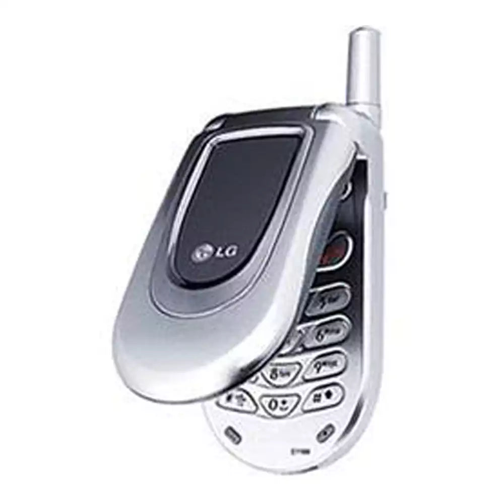 (Open Box Condition) LG C1100 Sleek Flip Phone With Color Display (Silver) + Original Retail Box and Accessories
