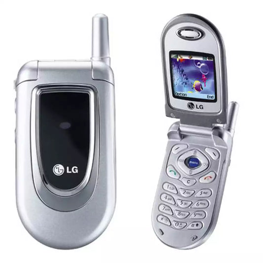 (Open Box Condition) LG C1100 Sleek Flip Phone With Color Display (Silver) + Original Retail Box and Accessories