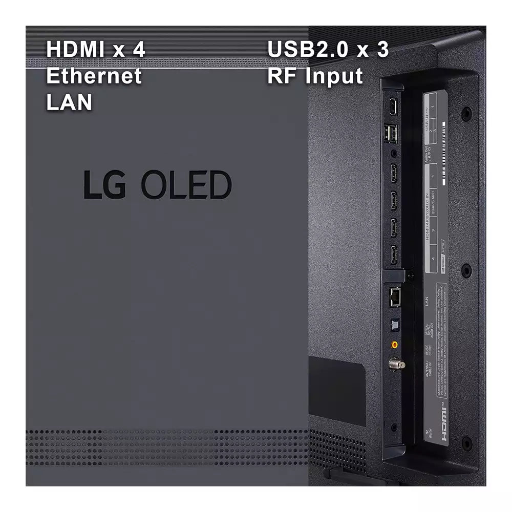 (Open Box Condition) LG C2 42 Inch OLED 4K Ultra HD TV/Monitor With 120Hz VRR, Nvidia G-Sync (42", Gray) (With Wall Mount Only!) (120 Days Warranty) (Demo Available)