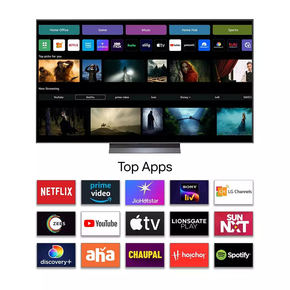 (Open Box Condition) LG C5 48 Inch OLED 4K Ultra HD TV/Monitor With 120Hz VRR, Nvidia G-Sync (48", Gray) (With Wall Mount Only!) (120 Days Warranty) (Available in Delhi Only!) (Demo Available)