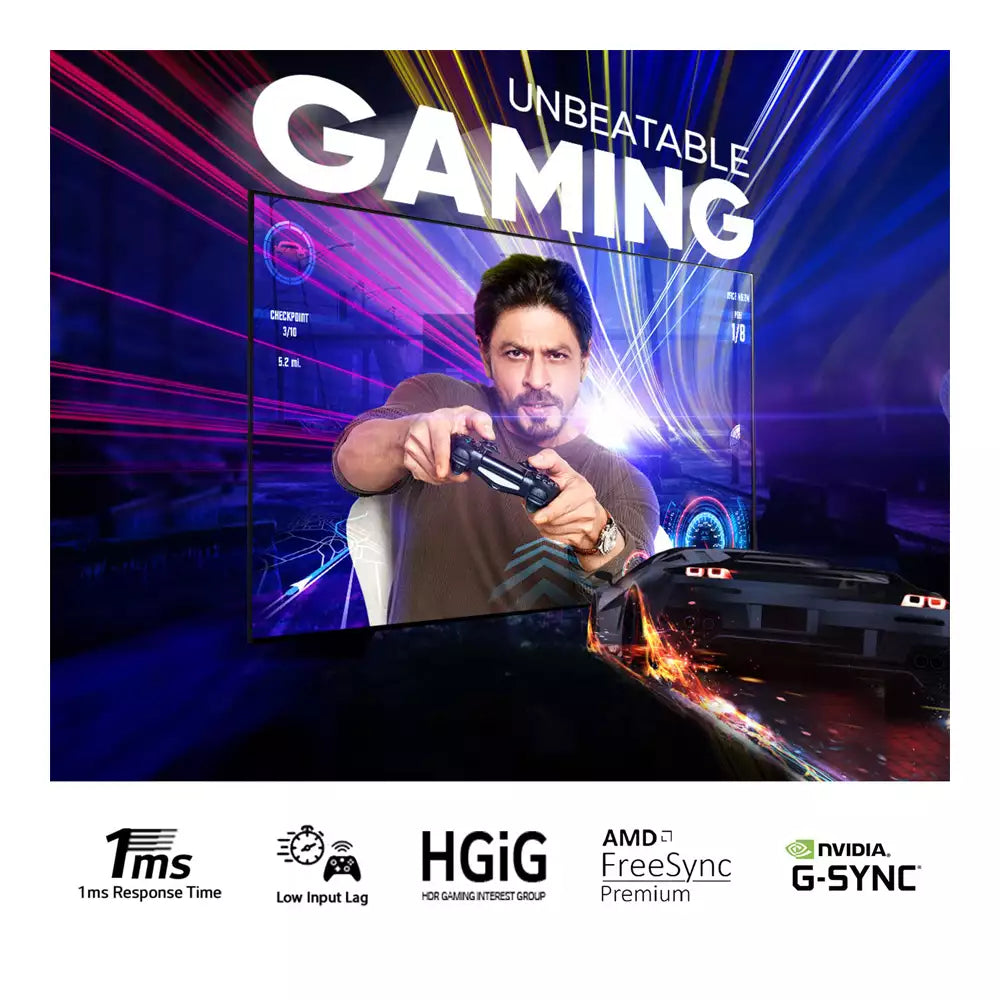 (Open Box Condition) LG G1 OLED 55" TV For Immersive Gaming and Cinema Experience, 4K 120Hz (Black) (120 Days Warranty) (With Wall Mount Only!)