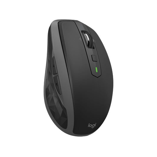 (Open Box) Logitech MX Anywhere 2S Bluetooth Wireless Mouse, Multi-Surface with 4000 DPI, Hyper-Fast Scrolling (Black) (23 Months Warranty)