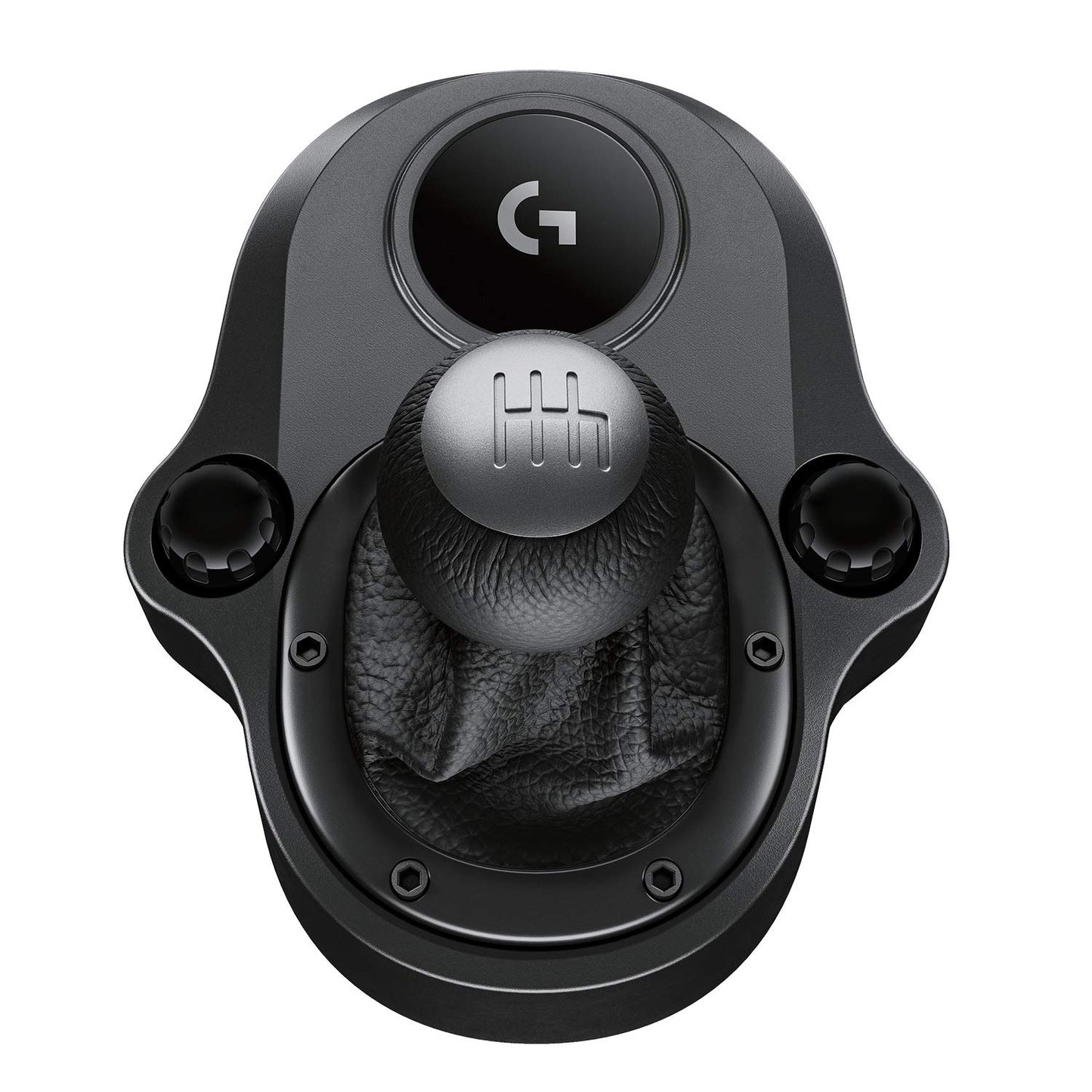 (Open Box Condition) Logitech G Driving Force Racing Wheels Shifter for G29, G920 & G923, 6 Speed, Push Down Reverse Gear, Steel and Leather Construction (Black) (6 Months Warranty)