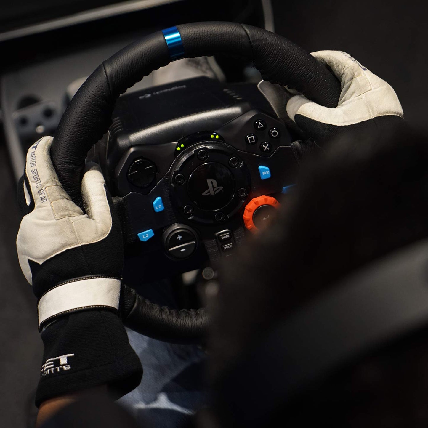 (Pre-Owned, Very Good) Logitech G29 Driving Force Racing Wheel and Floor Pedals, Real Force, Stainless Steel Paddle Shifters, Leather Steering Wheel Cover, Adjustable Floor Pedals, PS5/PS4/PS3/PC/Mac (Black) (6 Months Warranty)