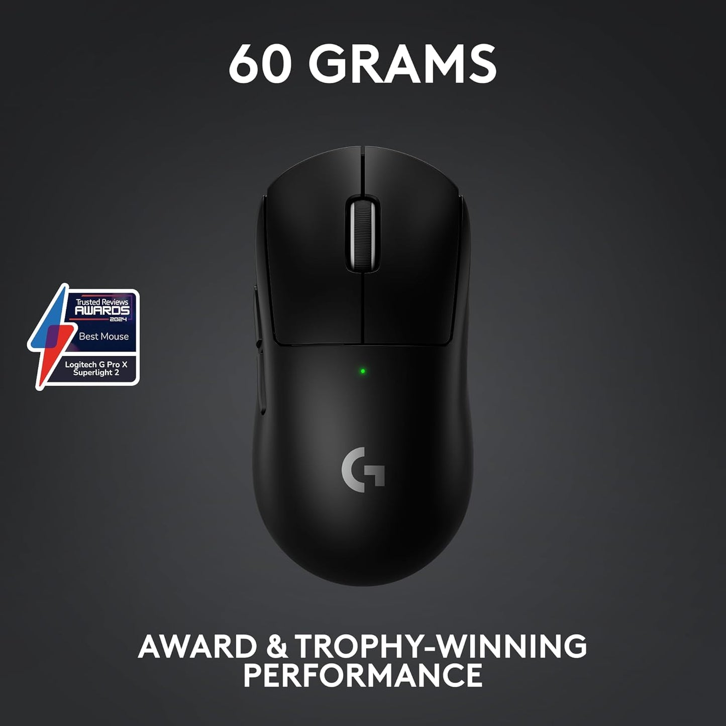 (Open Box) Logitech G PRO X Superlight 2 Lightspeed Wireless Gaming Mouse, Lightweight, LIGHTFORCE Hybrid Switches, Hero 2 Sensor (18 Months Warranty)