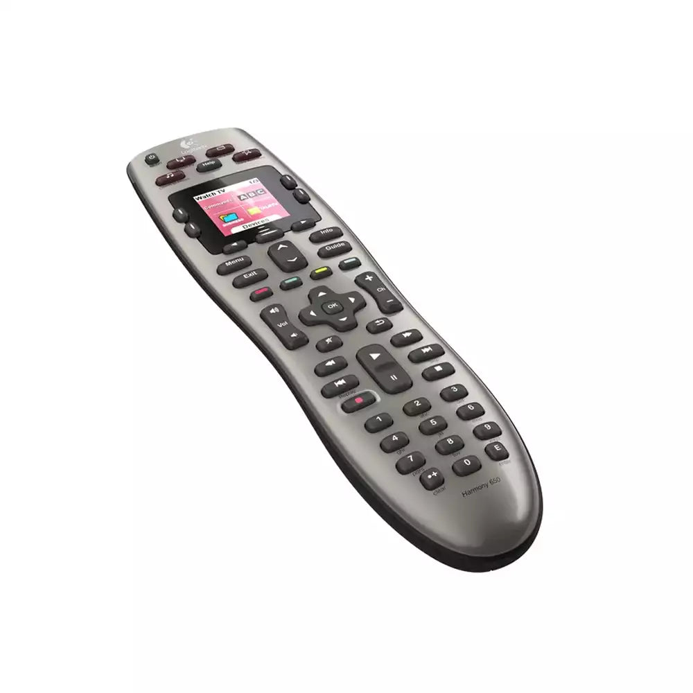(Pre-Owned, Very Good) Logitech Harmony 650 Remote, Universal Remote Control, Works With Logitech MyHarmony Software (Gray) (90 Days Warranty)