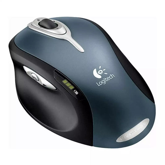 (Pre-Owned, Good) Logitech MX1000 Cordless Laser Mouse (M-RAG97) With Charging Dock (Gray) (90 Days Warranty)