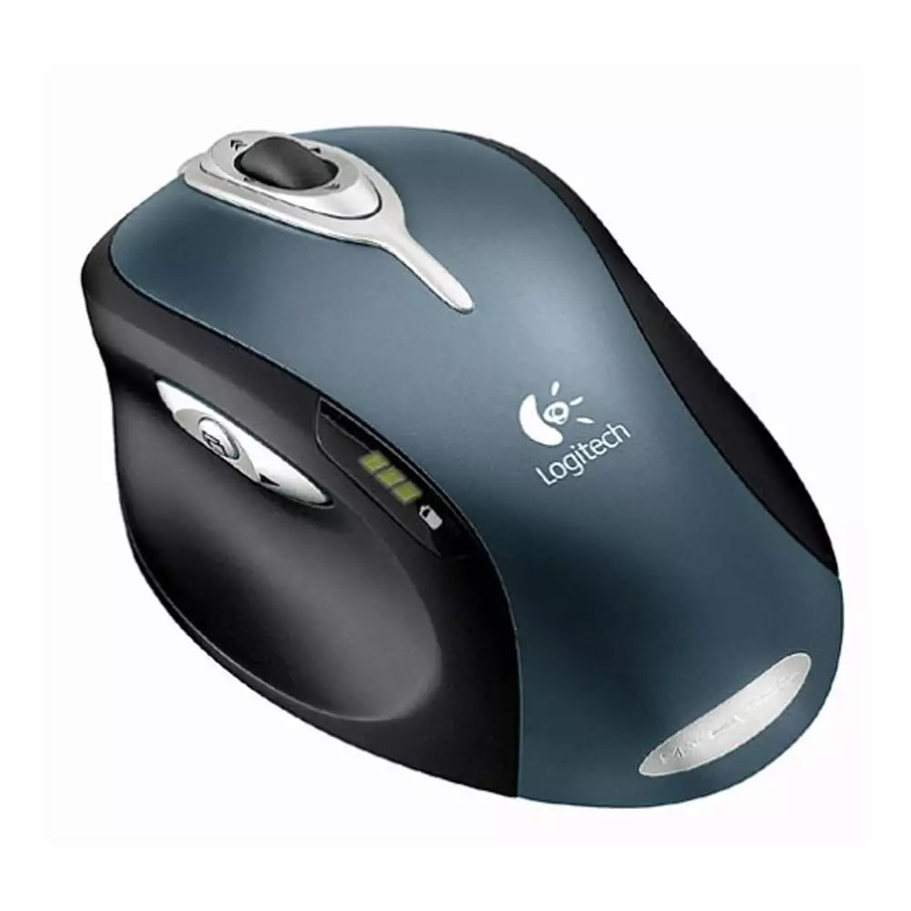 (Pre-Owned, Good) Logitech MX1000 Cordless Laser Mouse (M-RAG97) With Charging Dock (Gray) (90 Days Warranty)