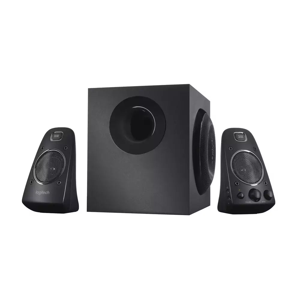 (Open Box Condition) Logitech Z623 2.1 THX Certified Speaker System (200W RMS) (Black) (6 Months) (Subwoofer has some marks)
