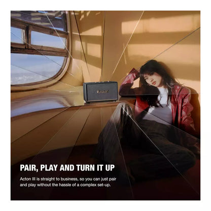 (Open Box) Marshall Acton III (Acton 3) Wireless Bluetooth Speaker (Black) (10 Months Warranty)