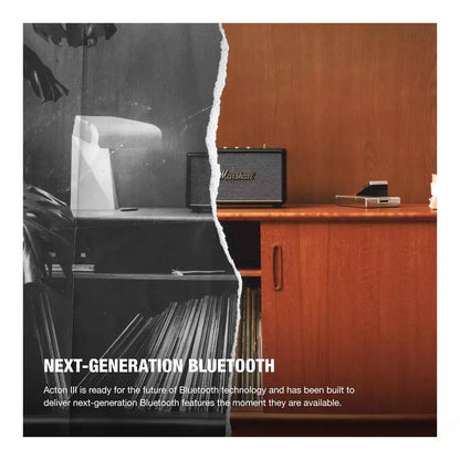 (Open Box) Marshall Acton III (Acton 3) Wireless Bluetooth Speaker (Black) (10 Months Warranty)