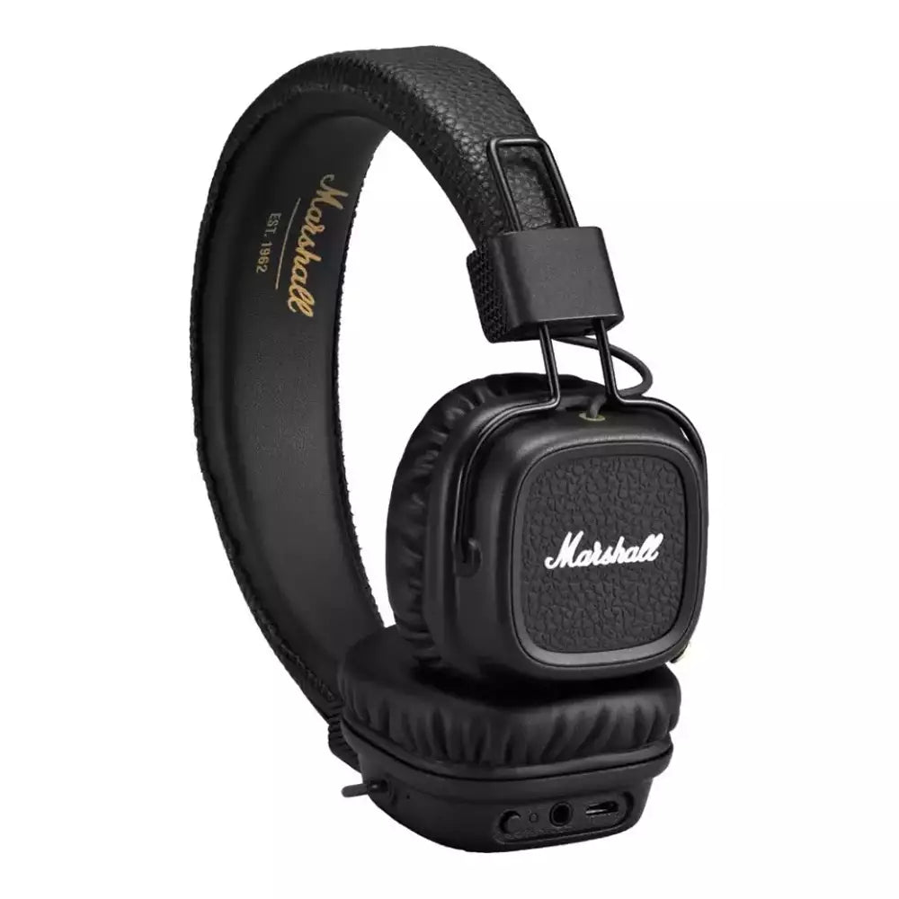 (Open Box) Marshall Major II (Major 2) Wireless Bluetooth Headphones (120 Days Warranty)