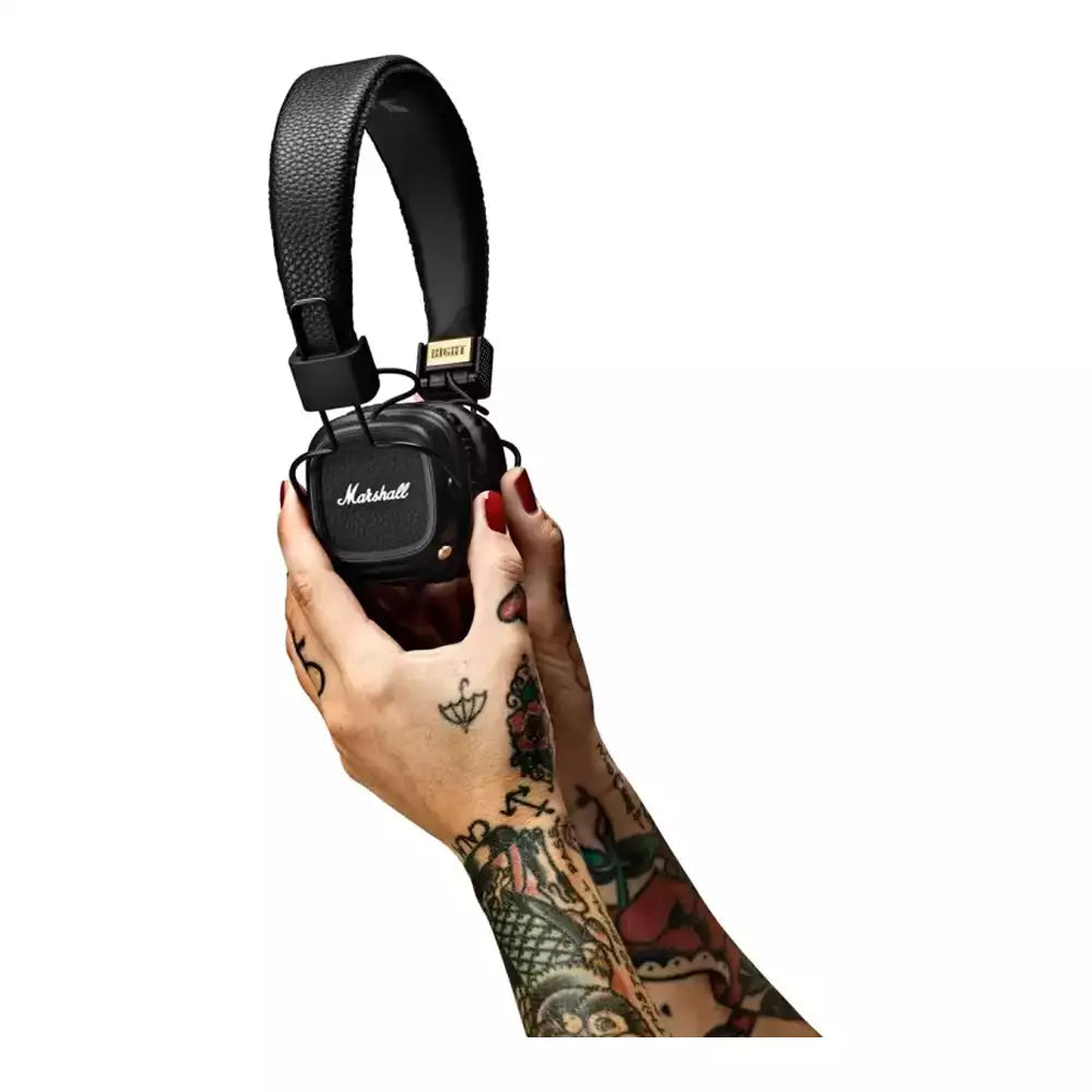 (Open Box) Marshall Major II (Major 2) Wireless Bluetooth Headphones (120 Days Warranty)
