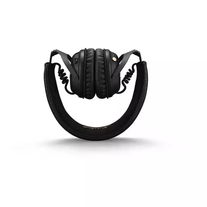 (Pre-Owned, Works via AUX only, No ANC, Good) Marshall Mid ANC On Ear Headphone (Black) (Wired only, No ANC) (60 Days Warranty)