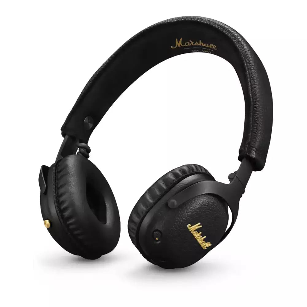 (Pre-Owned, Works via AUX only, No ANC, Good) Marshall Mid ANC On Ear Headphone (Black) (Wired only, No ANC) (60 Days Warranty)