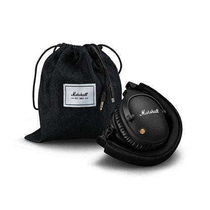 (Pre-Owned, Very Good) Marshall Monitor II (Monitor 2) ANC Wireless Bluetooth Headphones With ANC (Black) (120 Days Warranty) (With Headband Cover)