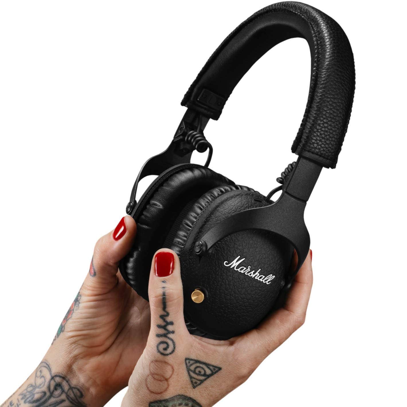 (Pre-Owned, Very Good) Marshall Monitor II (Monitor 2) ANC Wireless Bluetooth Headphones With ANC (Black) (120 Days Warranty) (With Headband Cover)