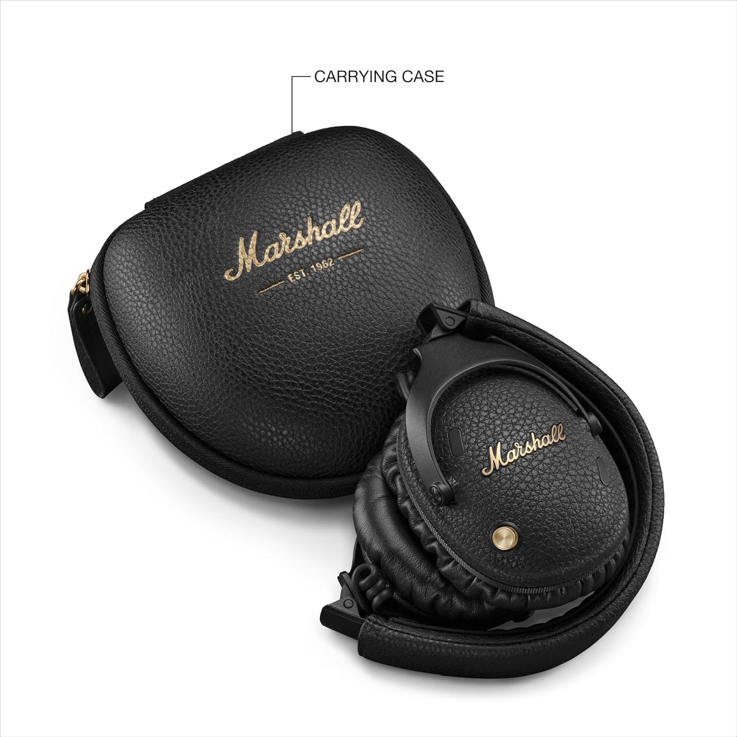 (Open Box) Marshall Monitor III (Monitor 3) Active Noise Canceling (ANC) Over Ear Bluetooth Headphones (Black) (10 Months Warranty)