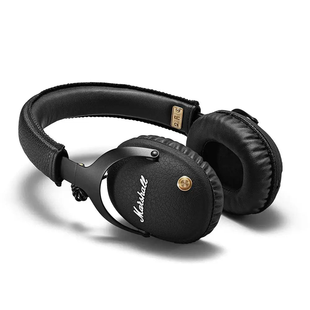 (Pre-Owned, Good) Marshall Monitor Bluetooth Wireless Over Ear Headphone with Mic (Black) (60 Days Warranty)