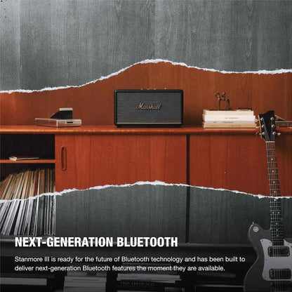 (Open Box) Marshall Stanmore III/3 Wireless Bluetooth Home Speaker (Black) (6 Months Warranty)