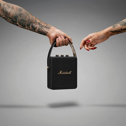 (Open Box Condition) Marshall Stockwell 2/II Wireless Bluetooth Portable Speaker (Black) (90 Days Warranty) (With 3rd Party Strap)