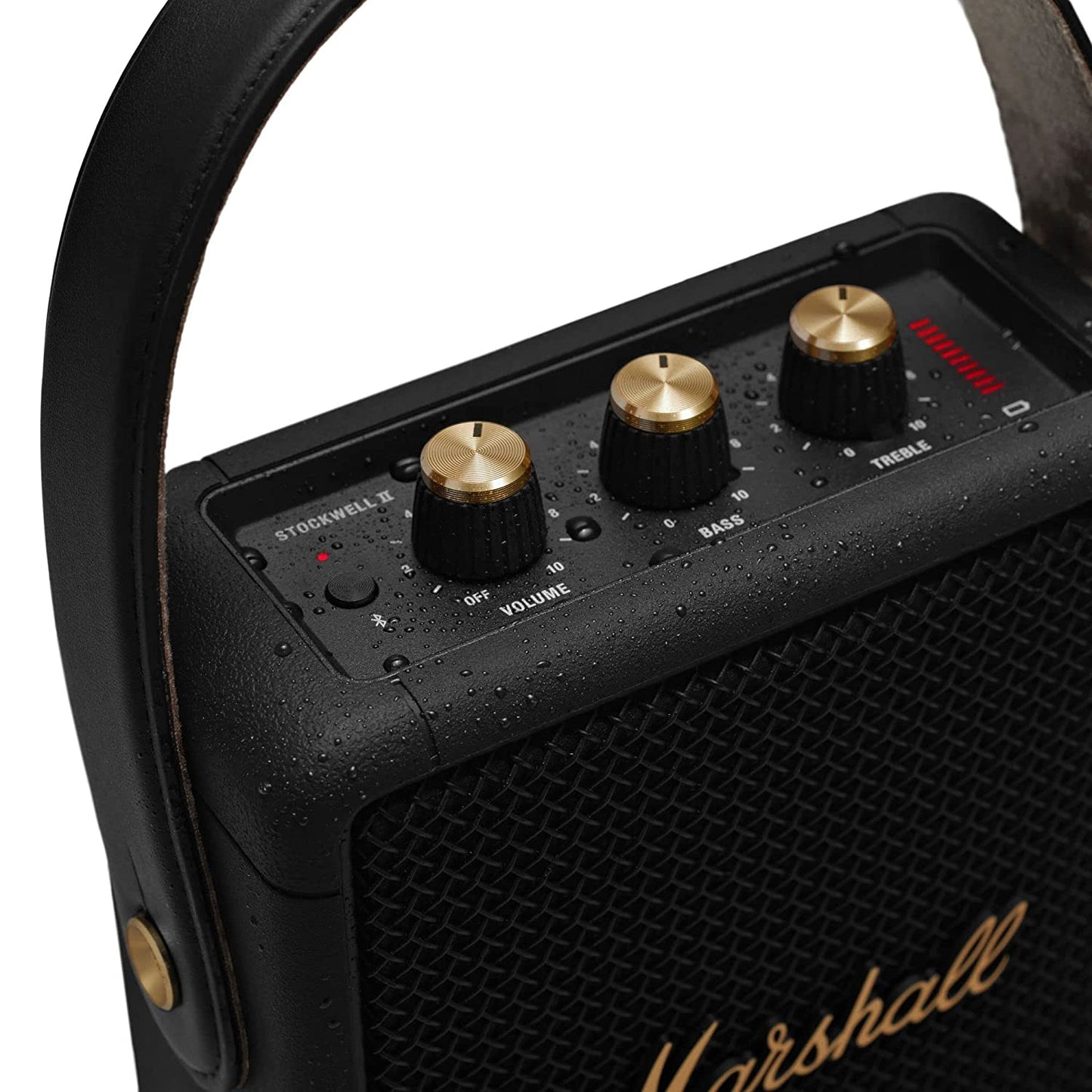 (Open Box Condition) Marshall Stockwell 2/II Wireless Bluetooth Portable Speaker (Black) (90 Days Warranty) (With 3rd Party Strap)