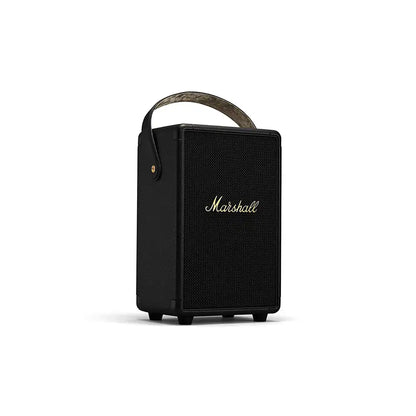 (Pre-Owned, Excellent) Marshall Tufton Portable Wireless Bluetooth Speaker With Loud 360 Degree Sound and Powerful Bass (Black & Brass) (120 Days Warranty)