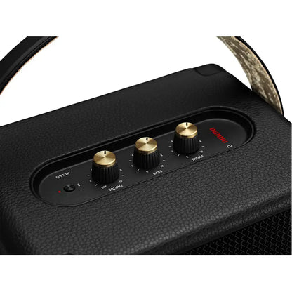 (Pre-Owned, Excellent) Marshall Tufton Portable Wireless Bluetooth Speaker With Loud 360 Degree Sound and Powerful Bass (Black & Brass) (120 Days Warranty)